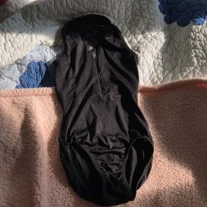 Black Natalie Leotard